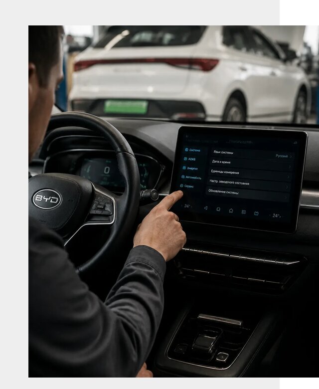 Русификация BYD E2 в Железногорске от 15229 р. | ФастМобиль-Жлк под ключ