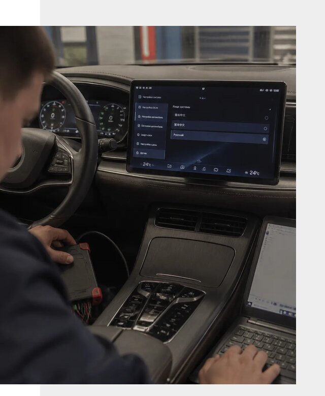 Русификация автомобиля BYD HAN для эксплуатации в Железногорске